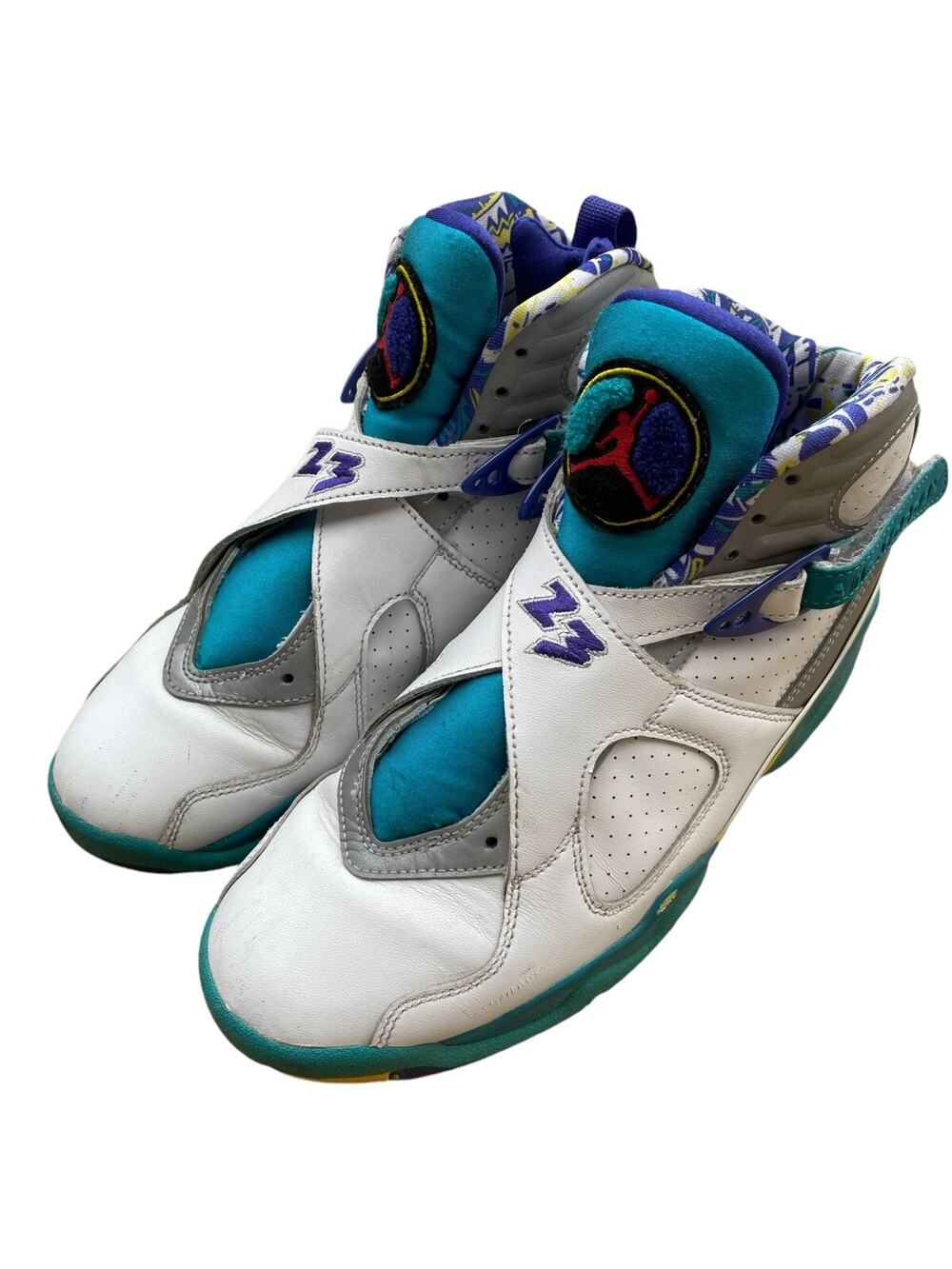 Nike Air Jordan Retro 8 VIII 2019 Aqua White Varsity Sz W8.5 Men’s 7 CL1236-100